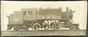 1925 Sidney & Louisburg #45 Locomotive Inaugural Foundry Photo Montreal Works RR - Picture 1 of 5