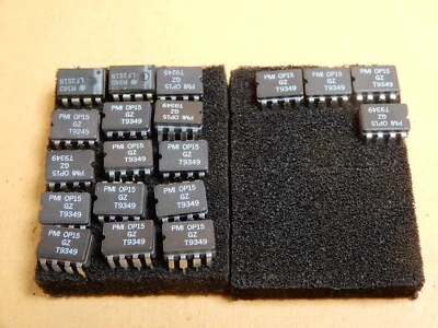 IC de 8 pines PMI OP15GZ cantidad 15 NOS también 2 NS LF351N Foto 1 de 2