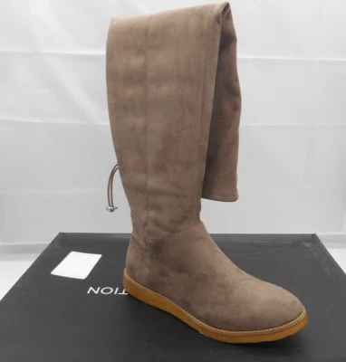 Bota elástica BCBGeneration Brennan por encima de la rodilla para mujer color topo talla 7,5 M nueva en caja Foto 1 de 4