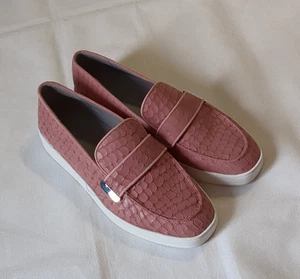 Donald Pliner Damengröße 8,5 M rosa Leder Tamara Slipper Halbschuhe NEU - Bild 1 von 12