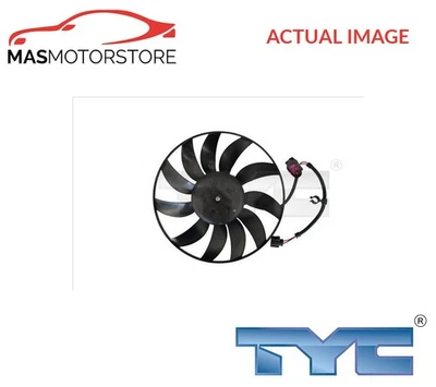 ENGINE COOLING RADIATOR FAN TYC 837-0051 FOR VW CADDY III,GOLF V,GOLF PLUS V - Image 1 of 4