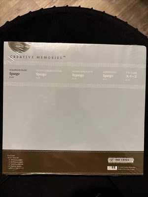 Páginas de scrapbook Creative Memories 8" x 8" Spargo - NOVO EM FOLHA!! - Imagem 1 de 2