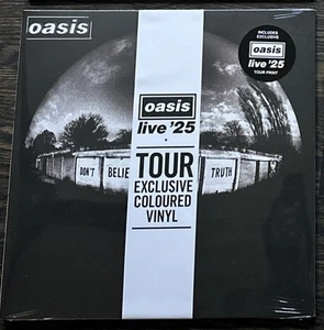 OASIS DON’T BELIEVE THE TRUTH LIVE 25 TOUR COLOURED VINYL LP NEW LIMITED - Picture 1 of 2