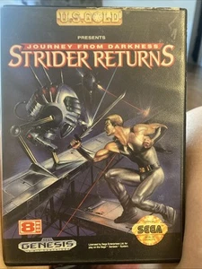 Strider Returns Sega Game Gear Box Manual Cartridge Journey From Darkness Retro - Picture 1 of 4