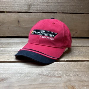 Desert Mountain Corporation Maintenance Safety Red Strapback Trucker Hat Cap - Picture 1 of 8