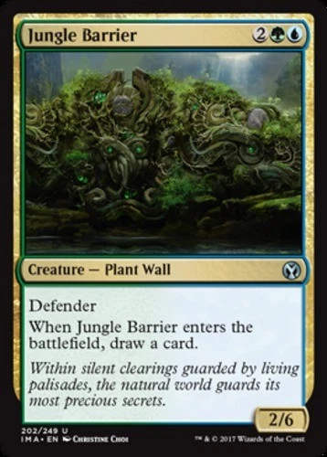 x1 Jungle Barrier - Iconic Masters - NM - MTG - Image 1 of 1