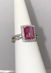 BP Bomb Party LC RAINBOW RUBELLITE SIZE 7 RBP2310 The Sterling Club Silver .925 - Bild 1 von 5