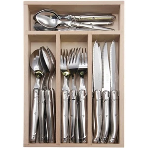 NEW Laguiole Debutante Cutlery By Andre Verdier S/S. Set 24pc - Picture 1 of 1