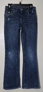 Limited Too Simply Low Destressed Jeans Size 10 - Picture 1 of 10
