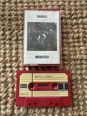 Madness - Absolutely - Rare RED Limited Edition Cassette Tape 1980 ZSEEZ 29 - Image 1 of 4