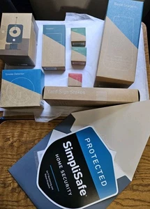 New 8 Piece Wireless Simplisafe Home Security System Base, Camera Smoke Detector - Picture 1 of 10