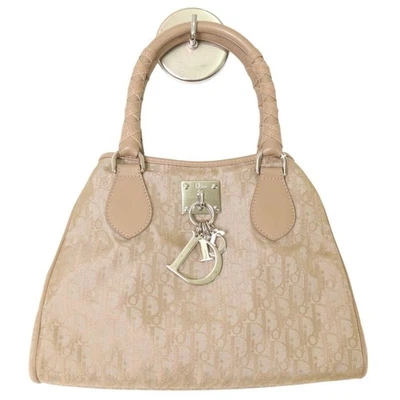 Christian Dior Trotter Ivory White Charm Romantique Handbag Tote Bag Good Japan - Image 1 of 4