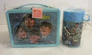 BRAND NEW TAGGED 2013 "THE BEATLES" REPRO 1965 LUNCHKIT W/ THERMOS-NEVER OPENED - Picture 1 of 6
