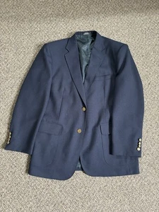 Barrington Men's Blue Wool Suits with Structured Tailoring - Picture 1 of 6