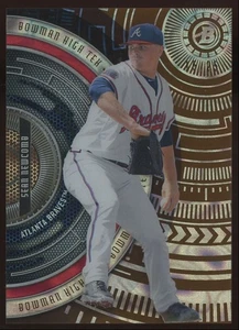 Sean Newcomb Rookie #BHT-SN 2017 Bowman High Tek Orange Magma Diffractor RC /25 - Picture 1 of 3