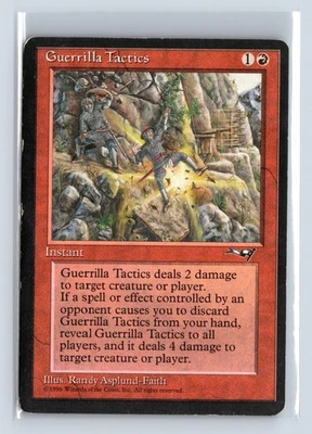 GUERRILLA TACTICS – MTG Magic the Gathering Card – Alliances – Common - Image 1 of 4