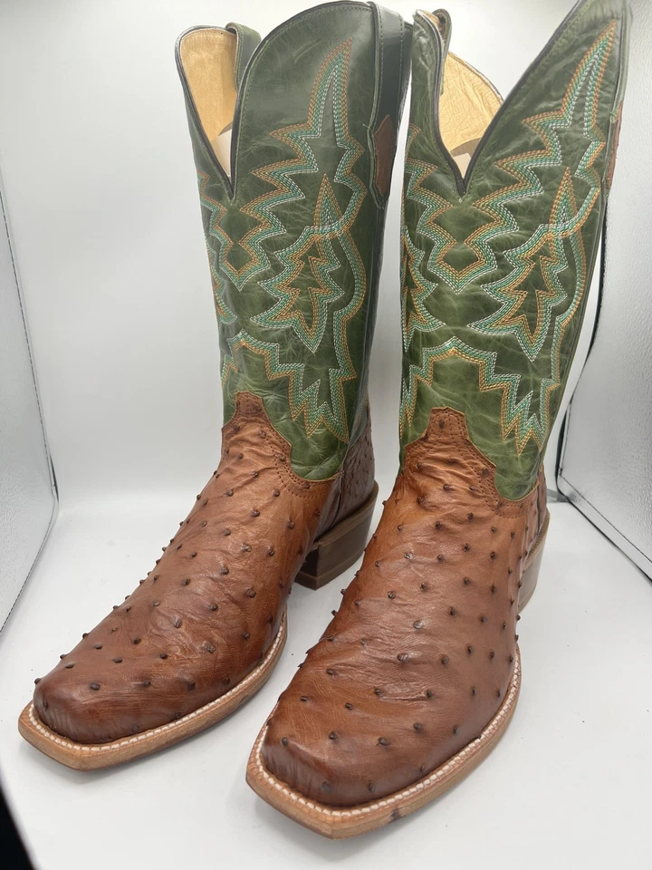 Puntera Dubai Avestruz Genuina Talla 11EE Color Coñac Tony Lama Foto 1 de 4