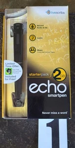 LiveScribe ECHO Smart Pen 2GB Write Read Record With Notebook New In Open Box - Bild 1 von 4
