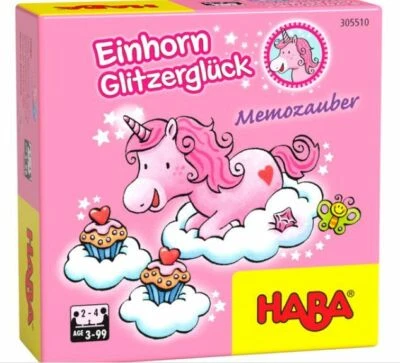 Unicorn Glitterluck Magic Matching Game Einhorn Glitzergluck HABA   Ages 3 -9 - Image 1 of 2