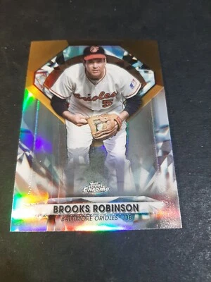 2022 Topps Chrome Update Brooks Robinson Diamond Greats DGC-28 Baltimore - Image 1 of 2