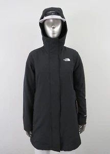 Womens The North Face Shelbe Raschel Hooded Softshell Fleece Parka Jacket Black - Picture 1 of 14