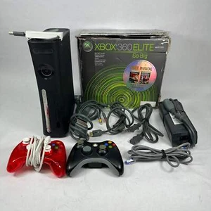 Microsoft Xbox 360 Elite 120GB Console Gaming System Black - Picture 1 of 21