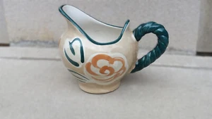 Fioriware Pitcher Creamer Zainseville, OH Clay Stoneware Art Pottery - Picture 1 of 11