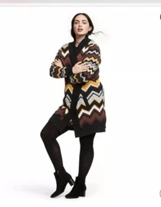 Missoni For Target Zig Zag Stripes Long Sleeve Sweater Cardigan Size Xs - Picture 1 of 3