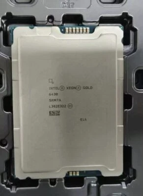 Intel Xeon Gold 6430 QS LGA-4677 2S Server CPU Processor 1.9GHz 32-Core 60MB - Image 1 of 4