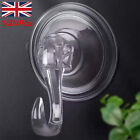 1-4x Wreath Hanger Suction Cup Hooks Clear Vacuum for Front Windows Door Glass