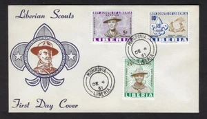 1961 Boy Scouts Liberia FDC - Picture 1 of 1