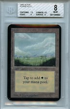 MTG Alpha Plains BGS 8.0 (8)  Magic Card Amricons 4663
