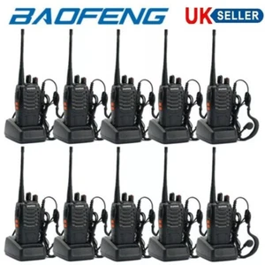 Baofeng BF-888S Walkie Talkie 400-470MHz Two-way Radio Long Range+Earphones Lot - Picture 1 of 32