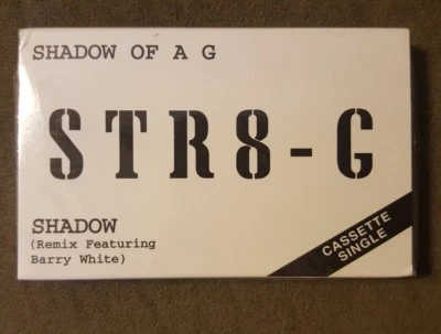 STR8 - G Shadow Of A G *Cassette tape single Barry White Remix PROMO rap hip hop - Image 1 of 2