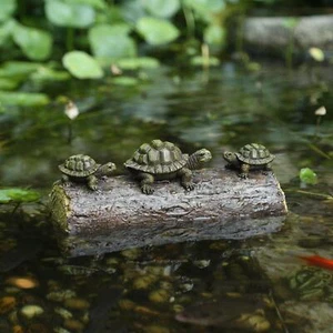 Schildkröte schwimmende Ornament-Tier-Figur Feengarten-Statue für - Bild 1 von 4