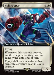 1x - Helitrooper - Extended Art #106 - CMR: FINAL FANTASY - NM MTG - Picture 1 of 1