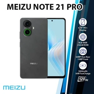 MEIZU Note 21 Pro Android Cell Phone (Black/8GB+256GB/ Dual SIM/Unlocked) - Picture 1 of 5