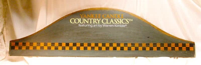 Letrero de exhibición Yankee Candle Warren Kimble Country Classics - ENVÍO GRATUITO Foto 1 de 3