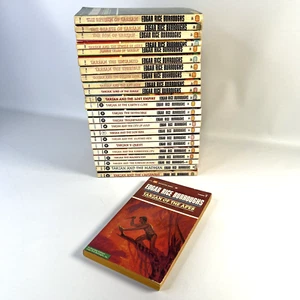 TARZAN Complete Lot of  24 Ballentine PB Books 1st Print 1963-65 Rare Collection - Bild 1 von 21