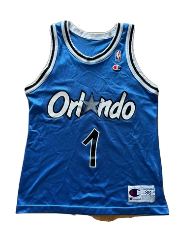 Vintage 90s Champion Penny Hardaway Orlando Magic Jersey Size Small Cover