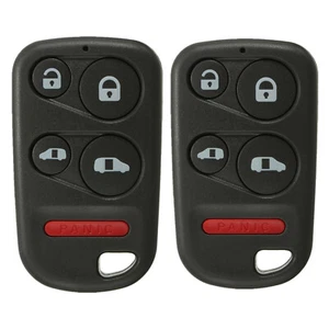2Pcs For 1999 2000 2001 2002 2003 2004 Honda Odyssey 5 Buttons Key Shell Fob - Picture 1 of 6