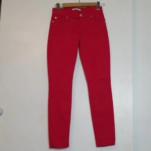 Jeans rosso 7 For All Mankind taglia 25 - Foto 1 di 7