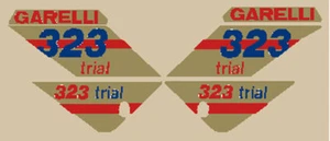 GARELLI 323 TRIAL SERIE AUFKLEBER STICKERS - Bild 1 von 1