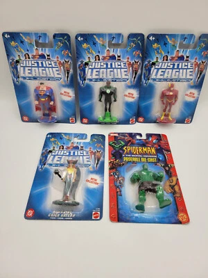 🌟 Liga de la Justicia Colección Ilimitada de Metal SUPERMAN LINTERNA VERDE FLASH Y CASCO Foto 1 de 2
