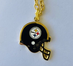 Pittsburgh Steelers Helm Petite Charm Halskette NFL lizenzierter Schmuck  - Bild 1 von 4