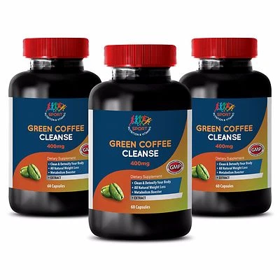 Weight Loss - Green Coffee Cleanse 800mg - Green Coffee Cleanse Bean Extract 3B - Image 1 of 4