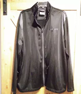 And1 Jacket Mens 2XL Black Track Athletic Full Zip Warm Up Polyester Logo XXL - Picture 1 of 9