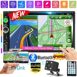 Radio Estereo De Pantalla Para Coche Carro GPS WiFi Tactil Doble Din Bluetooth 7 - Bild 1 von 18