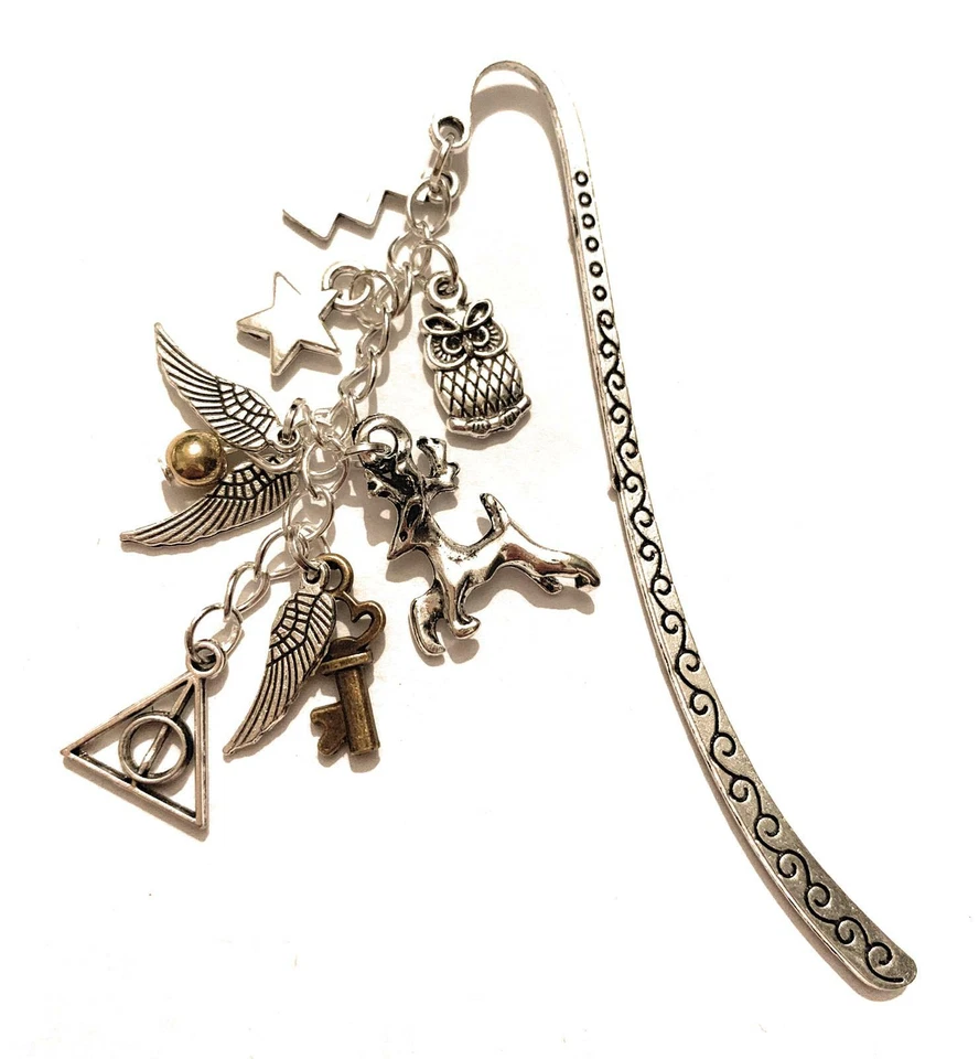 Harry Potter Segnalibro Doni della Morte Boccino d'Oro Saetta Hogwarts Always - Immagine 1 di 1