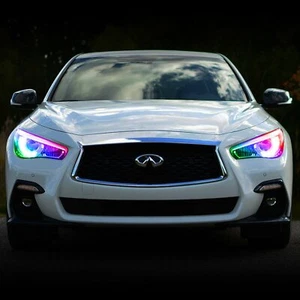 Oracle Lighting 14-23 Fits Infiniti Q50 Colorshift Rgb+w Headlight Drl Upgrade - Picture 1 of 4
